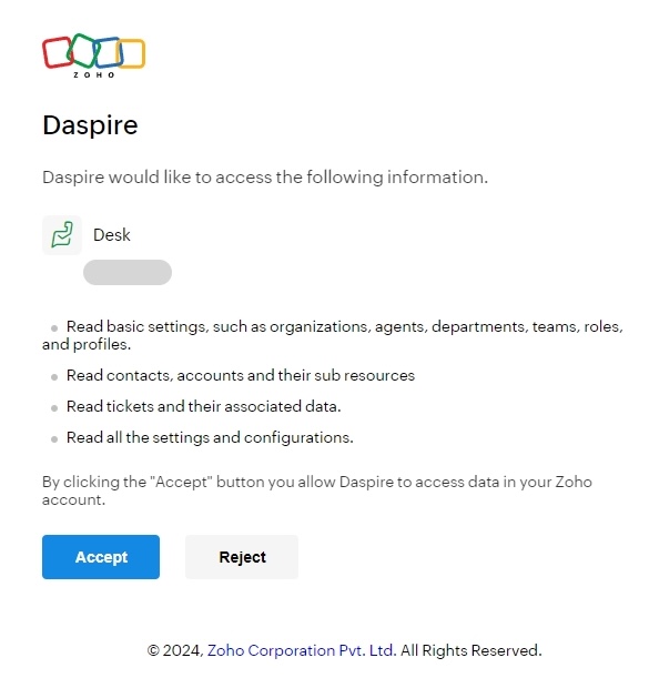 Zoho Desk OAuth