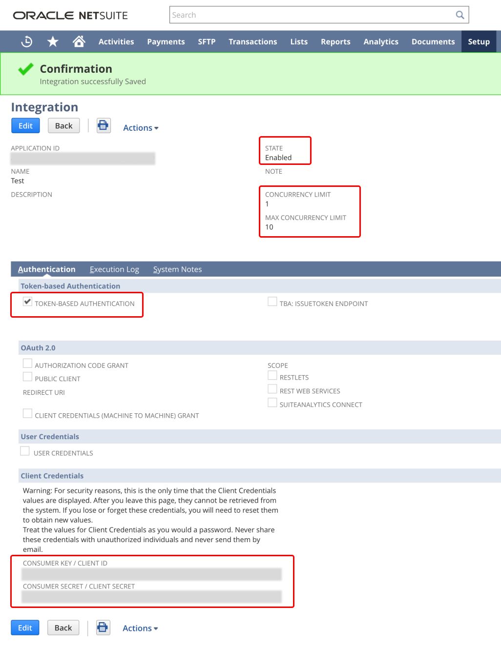 NetSuite Integration